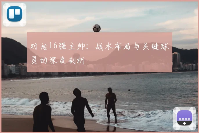 对话16强主帅：战术布局与关键球员的深度剖析